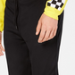 Calça de moletom xadrez masculina Ideology preta tamanho 3 extra grande