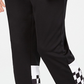 Calça de moletom xadrez masculina Ideology preta tamanho 3 extra grande