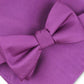 Conjunto de gravata borboleta pré-amarrada e lenço de bolso texturizado sólido Alfani masculino, roxo, tamanho regular