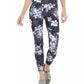 Leggings femininas estampadas botânicas Ideology, azul marinho, tamanho grande
