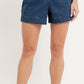 Shorts jeans feminino com cinto Style &amp; Co, azul, tamanho 4
