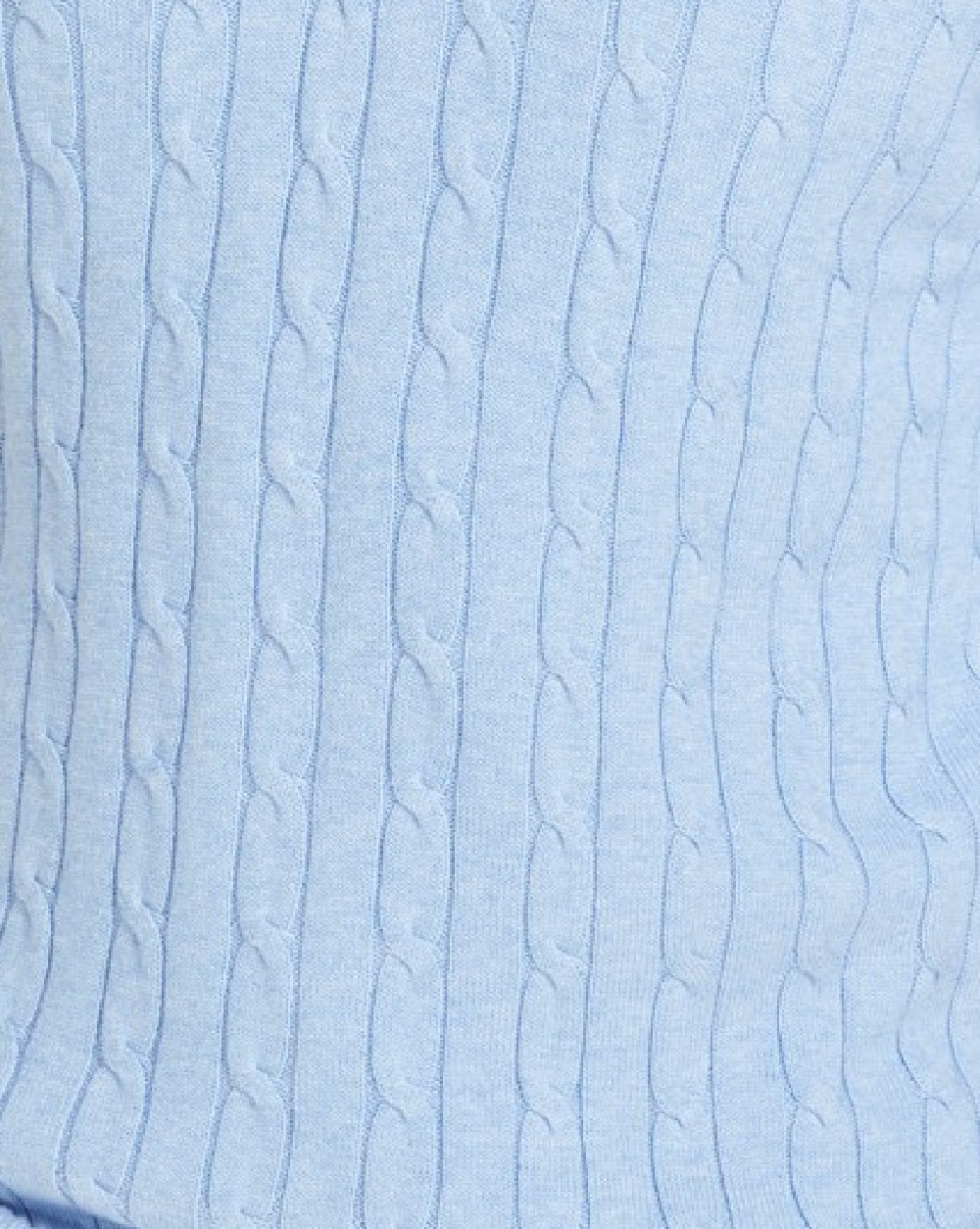 Suéter masculino Pima Cable com zíper de um quarto, azul, tamanho XX-G