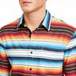 Camisa listrada masculina American Rag Frequency, branca, tamanho X-S