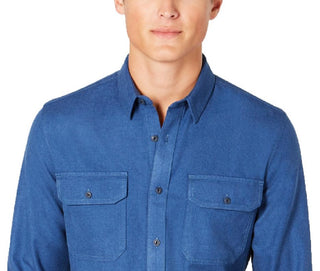 Camisa texturizada Grindle masculina American Rag azul