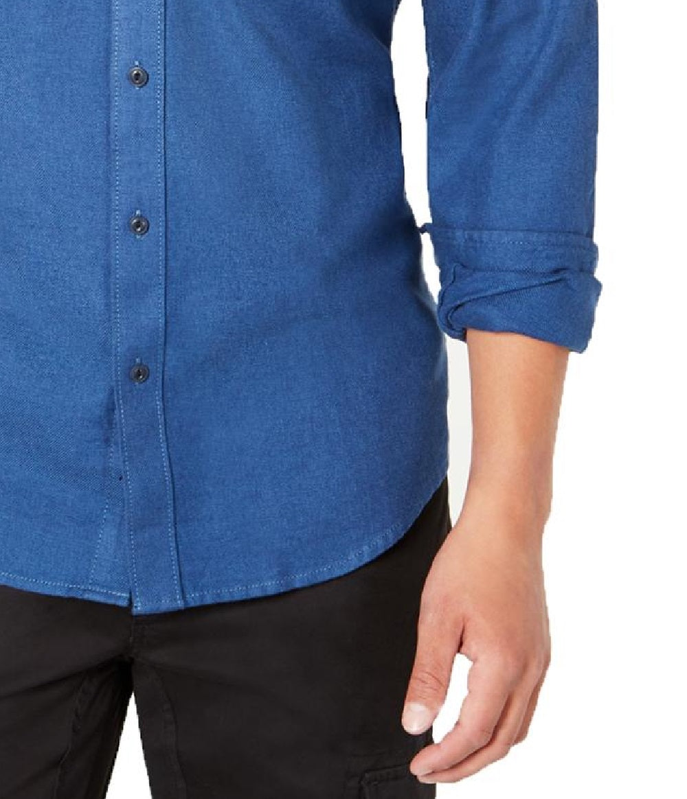 Camisa texturizada Grindle masculina American Rag azul