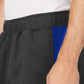 Shorts listrados laterais masculinos Ideology, preto, tamanho médio