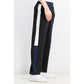 Calça de moletom masculina Ideology Colorblocked azul escuro tamanho XXX-G