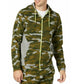 Jaqueta camuflada masculina Ideology Colorblocked, verde, tamanho grande