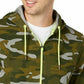 Jaqueta camuflada masculina Ideology Colorblocked, verde, tamanho grande