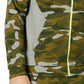 Jaqueta camuflada masculina Ideology Colorblocked, verde, tamanho grande