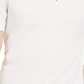 Camiseta texturizada masculina com gola dividida da INC International Concepts, branca, tamanho pequeno