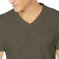 Camiseta masculina com decote em V e bolso, tamanho 2, marrom, extra grande, da INC International Concepts