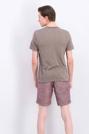 Camiseta masculina com decote em V e bolso, tamanho médio, cinza, da INC International Concepts