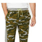 Calça de moletom camuflada com blocos de cores ID Ideology masculina, verde escuro, tamanho médio