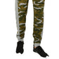 Calça de moletom camuflada com blocos de cores ID Ideology masculina, verde escuro, tamanho médio