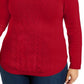 Suéter feminino plus size de tricô trançado Charter Club, vermelho, tamanho 0X