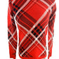 Suéter de malha xadrez feminino Charter Club Petite, vermelho, tamanho pequeno