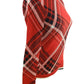 Suéter de malha xadrez feminino Charter Club Petite, vermelho, tamanho pequeno