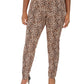 Calça jeans skinny feminina plus size com estampa de leopardo da INC International Concepts, marrom, tamanho SP