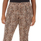 Calça jeans skinny feminina plus size com estampa de leopardo da INC International Concepts, marrom, tamanho SP