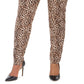 Calça jeans skinny feminina plus size com estampa de leopardo da INC International Concepts, marrom, tamanho SP