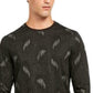 Camisa estampada masculina Alfani Paisley preta tamanho pequeno
