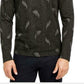 Camisa estampada masculina Alfani Paisley preta tamanho pequeno