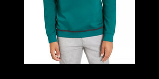 Moletom Alfani Masculino Classic-Fit Tipped Verde Escuro Tamanho XX-G
