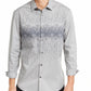 Camisa Alfani Masculina Estampada Foggy Mountain Cinza Tamanho XXG