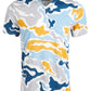 Camiseta camuflada americana masculina Spaced Out, cinza, tamanho médio