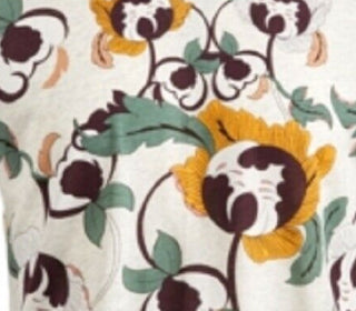 Camiseta masculina floral abstrata American Rag, tamanho médio, aveia