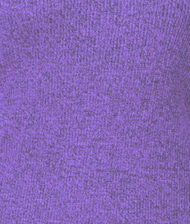Karen Scott Suéter Feminino Petite Algodão Canelado Marmorizado Roxo Tamanho Petite Médio