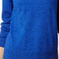 Karen Scott Suéter Feminino de Algodão com Gola Alta Azul Tamanho Extra Grande