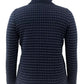 Karen Scott Suéter Feminino de Algodão com Gola Alta Colorblock Azul Tamanho Grande