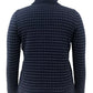 Karen Scott Suéter Feminino de Algodão com Gola Alta Colorblock Azul Brilhante Tamanho Extra Grande