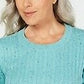 Suéter Karen Scott Feminino em Tricô Azul Tamanho P