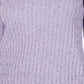Karen Scott Suéter Feminino de Tricô com Cabo Roxo Tamanho P