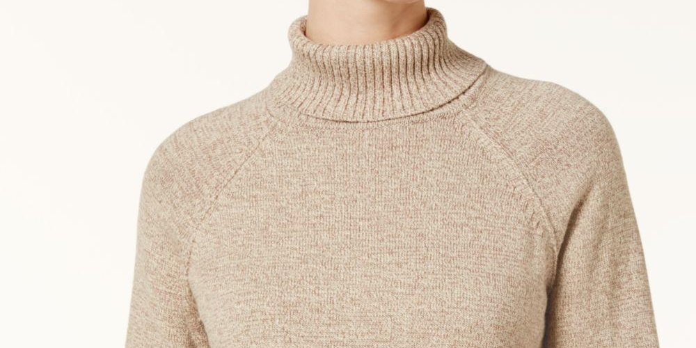 Karen Scott Suéter Feminino de Malha Marrom com Zíper e Manga Curta, Tamanho Grande