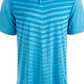 Camisa Polo Masculina Attack Life Ombre Chevron Jacquard Azul Tamanho X-Grande