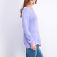 Karen Scott Suéter Feminino Patchwork com Ponto Azul Tamanho Grande