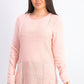 Karen Scott Suéter Feminino Patchwork com Ponto Roxo Bliss Tamanho Grande