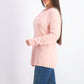 Karen Scott Suéter Feminino Patchwork com Ponto Rosa Tamanho Médio