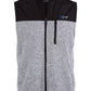 Colete de lã Birdseye masculino Greg Norman, cinza, tamanho grande