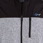 Colete de lã Birdseye masculino Greg Norman, cinza, tamanho grande