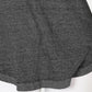 Blusa estilo burnout feminina com bolso no peito, preta, tamanho médio