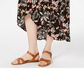 Saia feminina estampada alta e baixa, preta, tamanho pequeno, estilo &amp; co