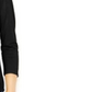 Camiseta feminina Maison Jules com decote redondo, preta, tamanho pequeno