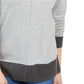 Karen Scott Suéter Feminino Erin Cotton Colorblocked Gola Moletom Cinza Tamanho P