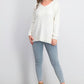 Suéter feminino Karen Scott de algodão com pontos mistos, branco, tamanho pequeno