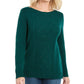 Karen Scott Suéter Feminino Tricô com Cordão e Contas Verde Tamanho P